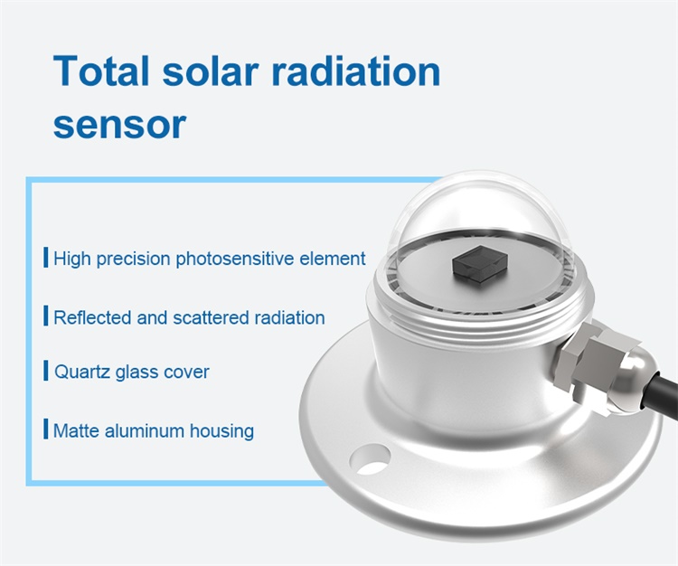 total solar radiation sensor