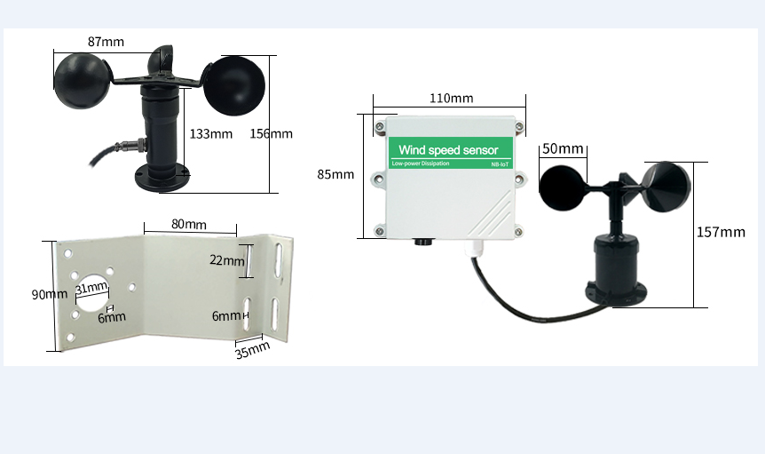 cup wind speed sensor Circuit Diagram